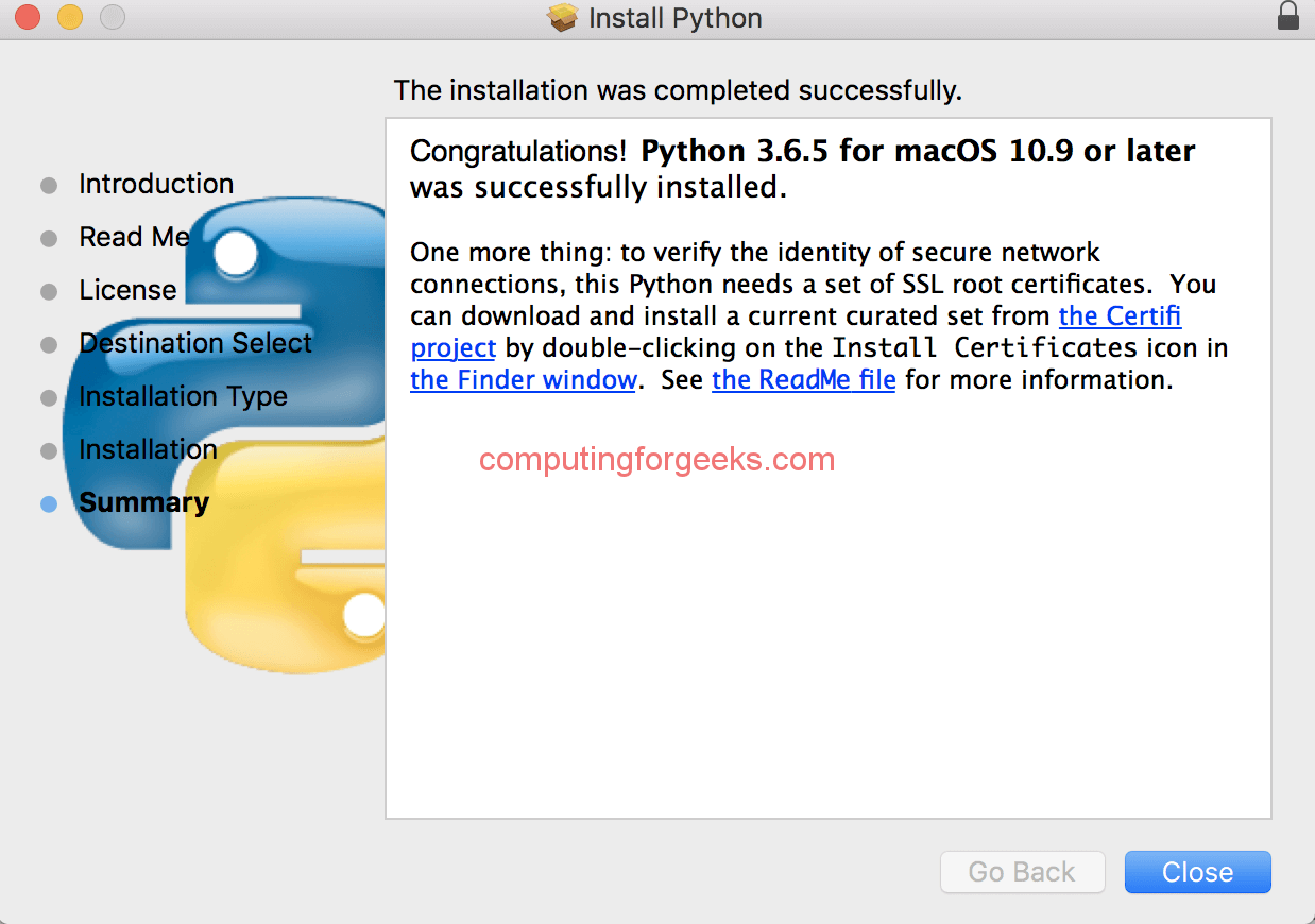 pip install virtualenv mac for python3.5